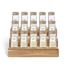 Load image into Gallery viewer, Spice Jar Set & Rack