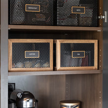 Load image into Gallery viewer, Perforated Acacia Baskets