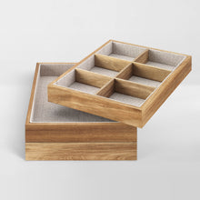 Load image into Gallery viewer, Lined Acacia Trays