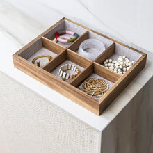 Load image into Gallery viewer, Lined Acacia Trays