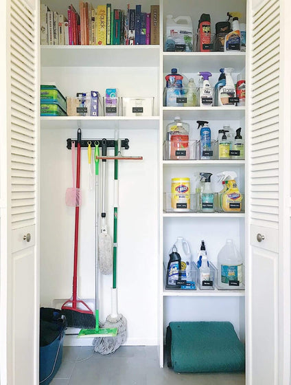 How to Organize Your Cleaning Supplies: Supply Closet Organization That Works