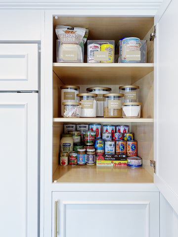 How To Organize a Cabinet Pantry