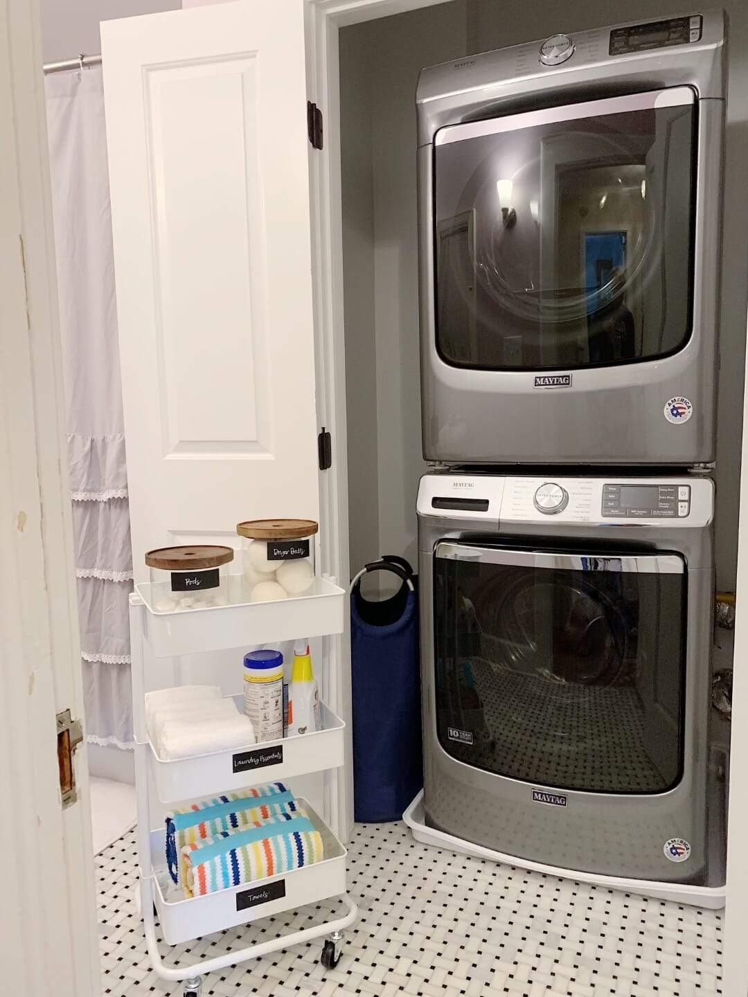 Laundry Closet Transformation with Maytag