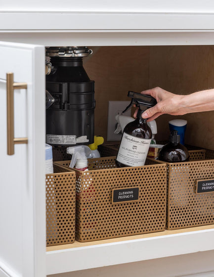 How to Tackle Under Sink Organization