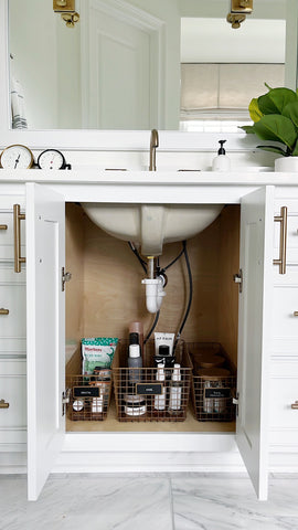 How to Tackle Under Sink Organization