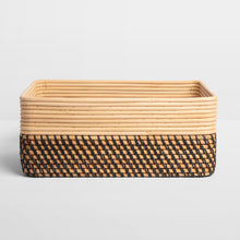 Load image into Gallery viewer, Reeded Rattan Bin
