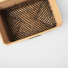 Load image into Gallery viewer, Reeded Rattan Bin
