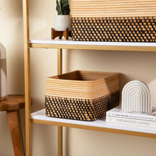 Load image into Gallery viewer, Reeded Rattan Bin
