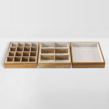 Load image into Gallery viewer, Lined Acacia Trays
