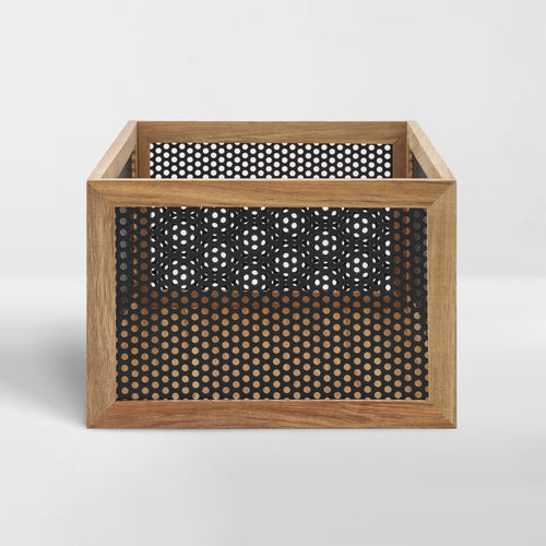 Perforated Acacia Baskets