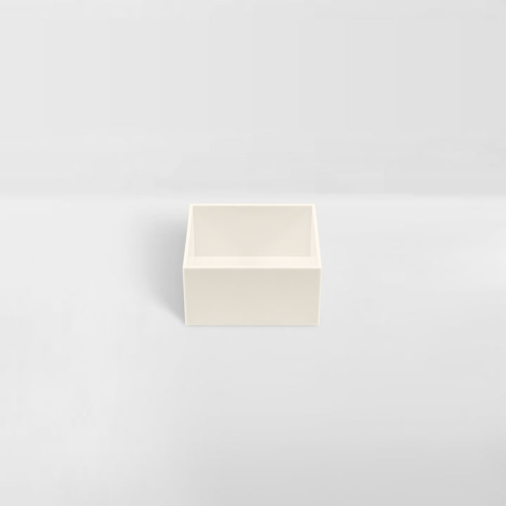individual 4x4 white drawer organizer
