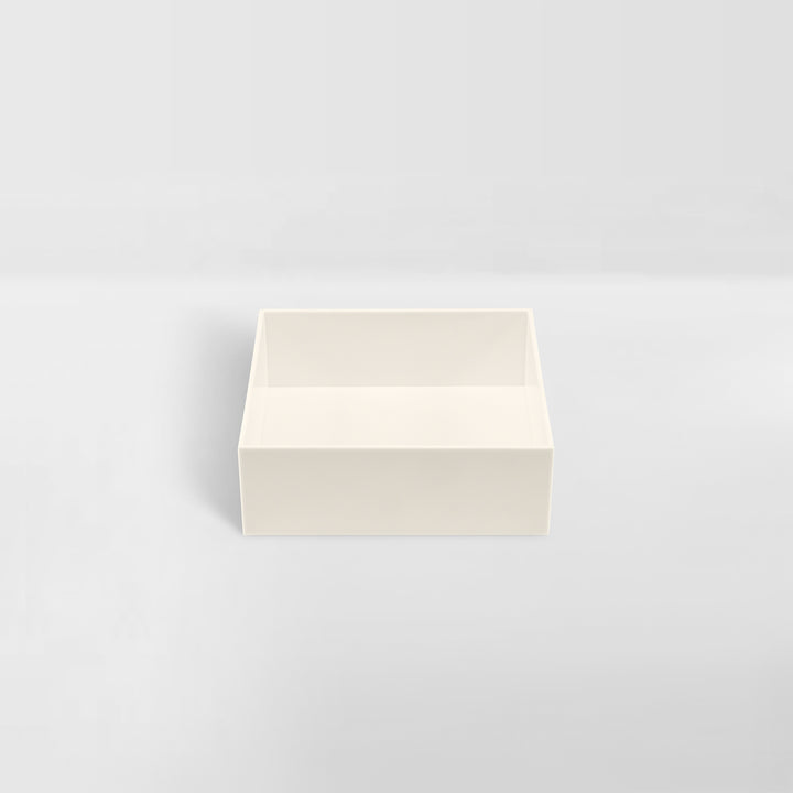 individual 6x6 white drawer organizer