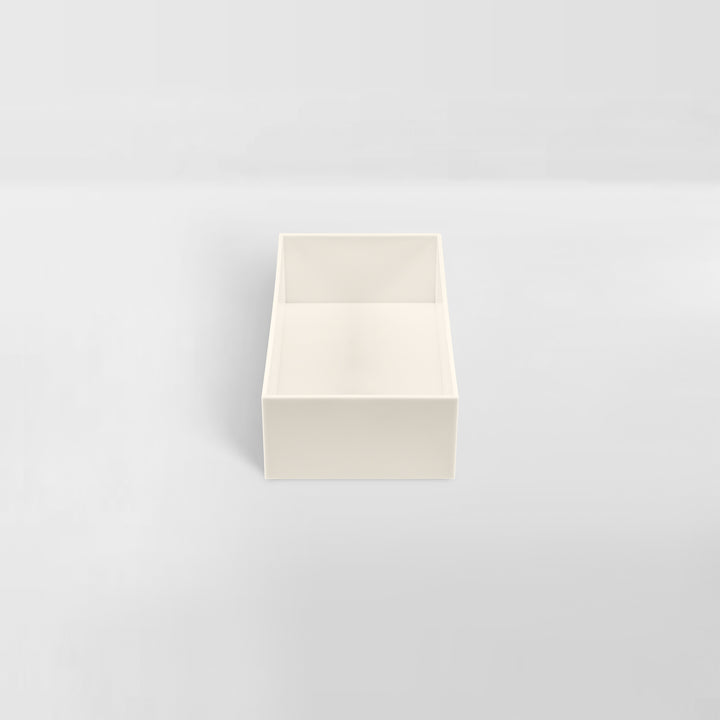individual 4x8 white drawer organizer